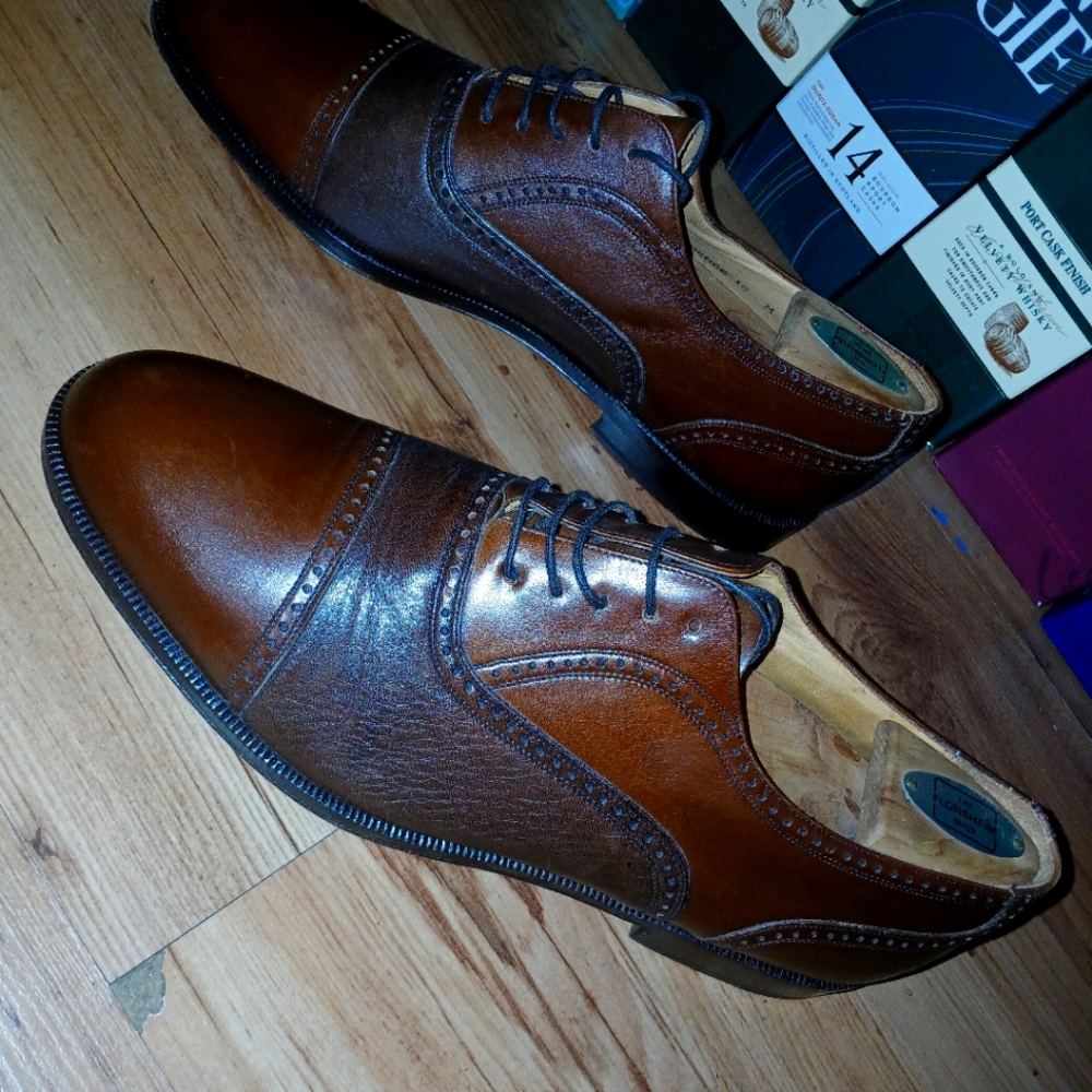 Mens Mezlan Captoe Dress Shoe